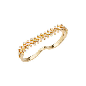 Anel Maleável Ouro Amarelo 18K Diamante 0.87CTS