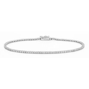 Pulseira Riviera Ouro Branco 18K Diamante 0.90CTS