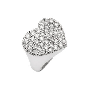 Anel Capuleto Ouro Branco 18K Diamantes 1.36 CTS