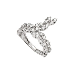 Anel Plera Ouro Branco 18K Diamantes 1.44 CTS