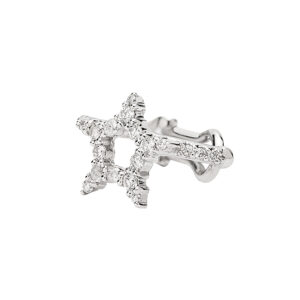 Piercing Vênus Ouro Branco 18K Diamante 0.22CTS