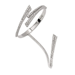 Pulseira de Mão em Ouro Branco 18K com Diamantes 4,32CTS